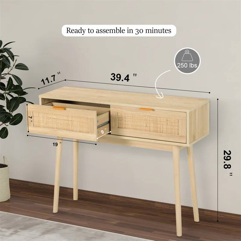 Hedberg 39.37'' Console Table | Wayfair North America