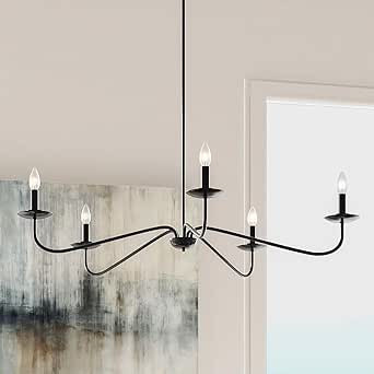 Urban Ambiance Luxury New-Traditional Chandelier, Large Size: 12''H x 41''W, with Traditional Sty... | Amazon (US)