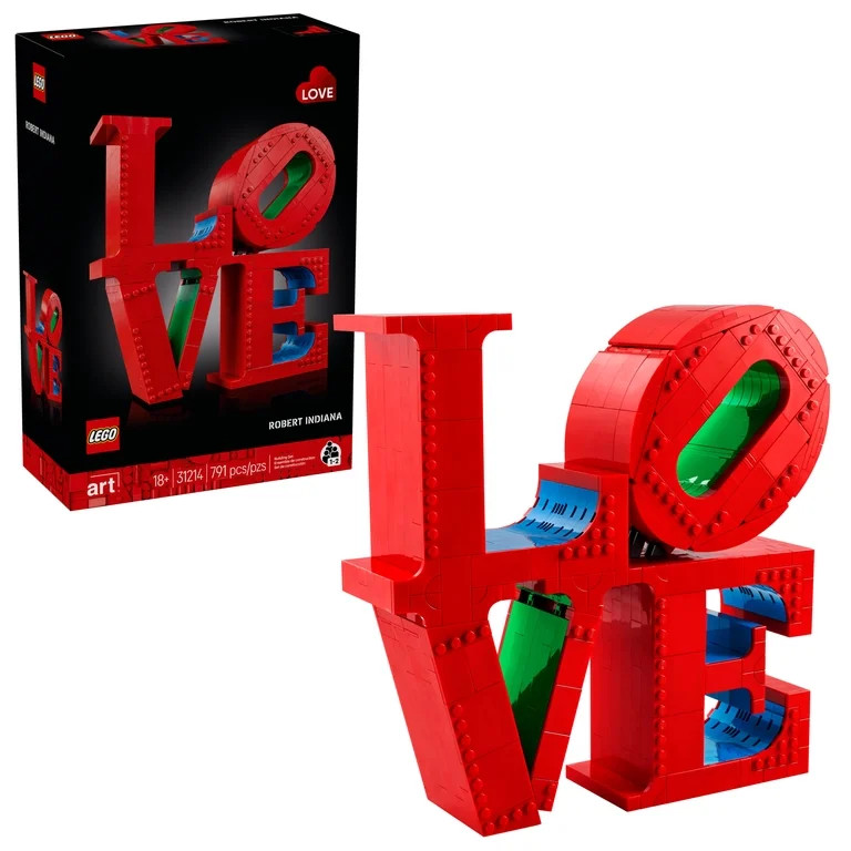 LEGO Art Love Collectible Building Set - DIY Kit for Adults, Ages 18+ - Gift for Wedding, Bridesm... | Walmart (US)