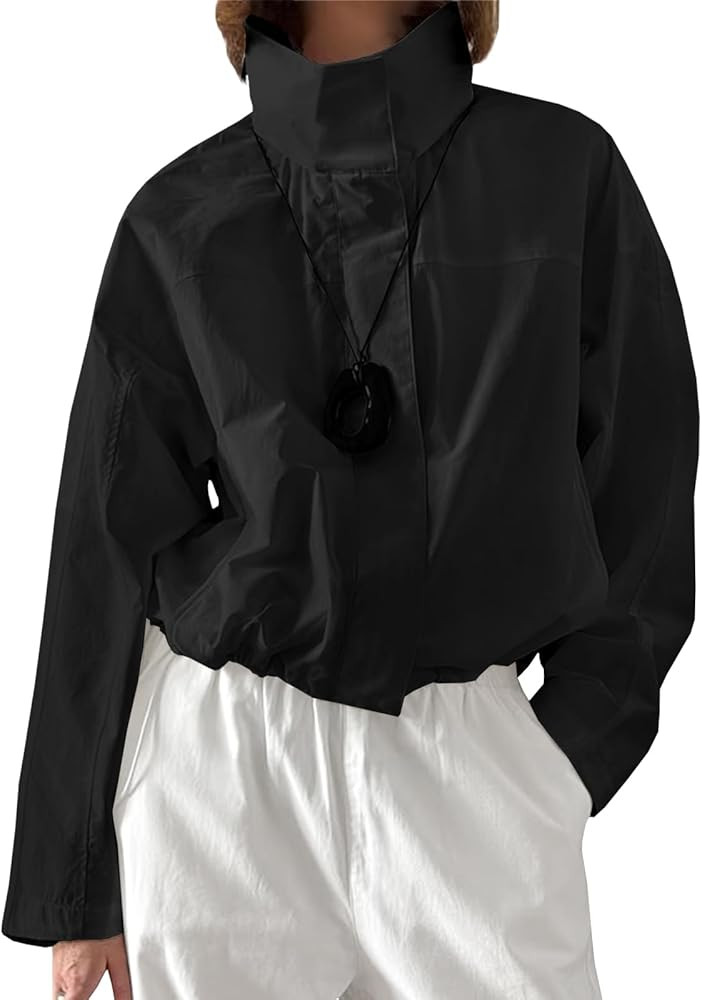 Yousify Womens Casual Lightweight Jackets Hooded Windbreaker Jacket Sun Protection Coat Spring Ou... | Amazon (US)