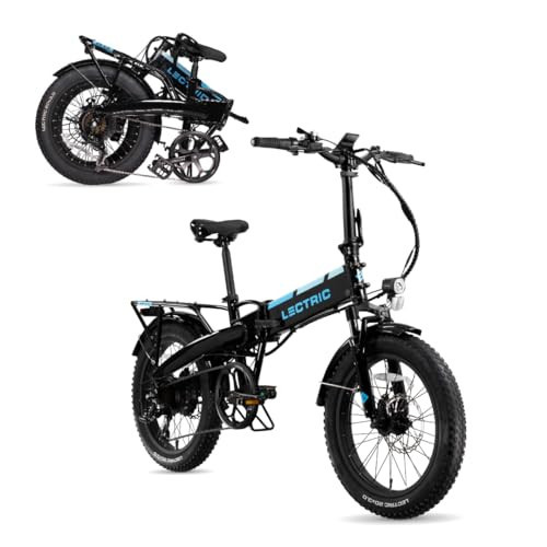 LECTRIC XP 3.0 Long-Range Electric Bike | Adult Folding Bikes - Weighs Only 64lbs | 65 Mile Range w/ 5 Pedal-Assist Levels | 28mph Top Speed - Class 1, 2, 3 eBike (Standard, Black) | Amazon (US)