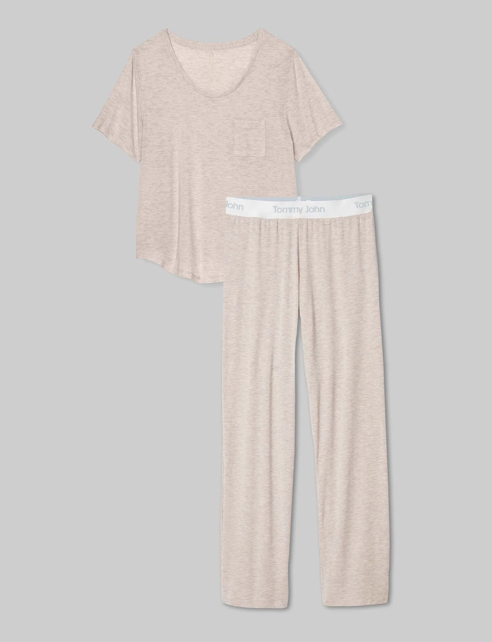 Women's Second Skin Sleep Pocket Tee & Pant Set | Tommy John