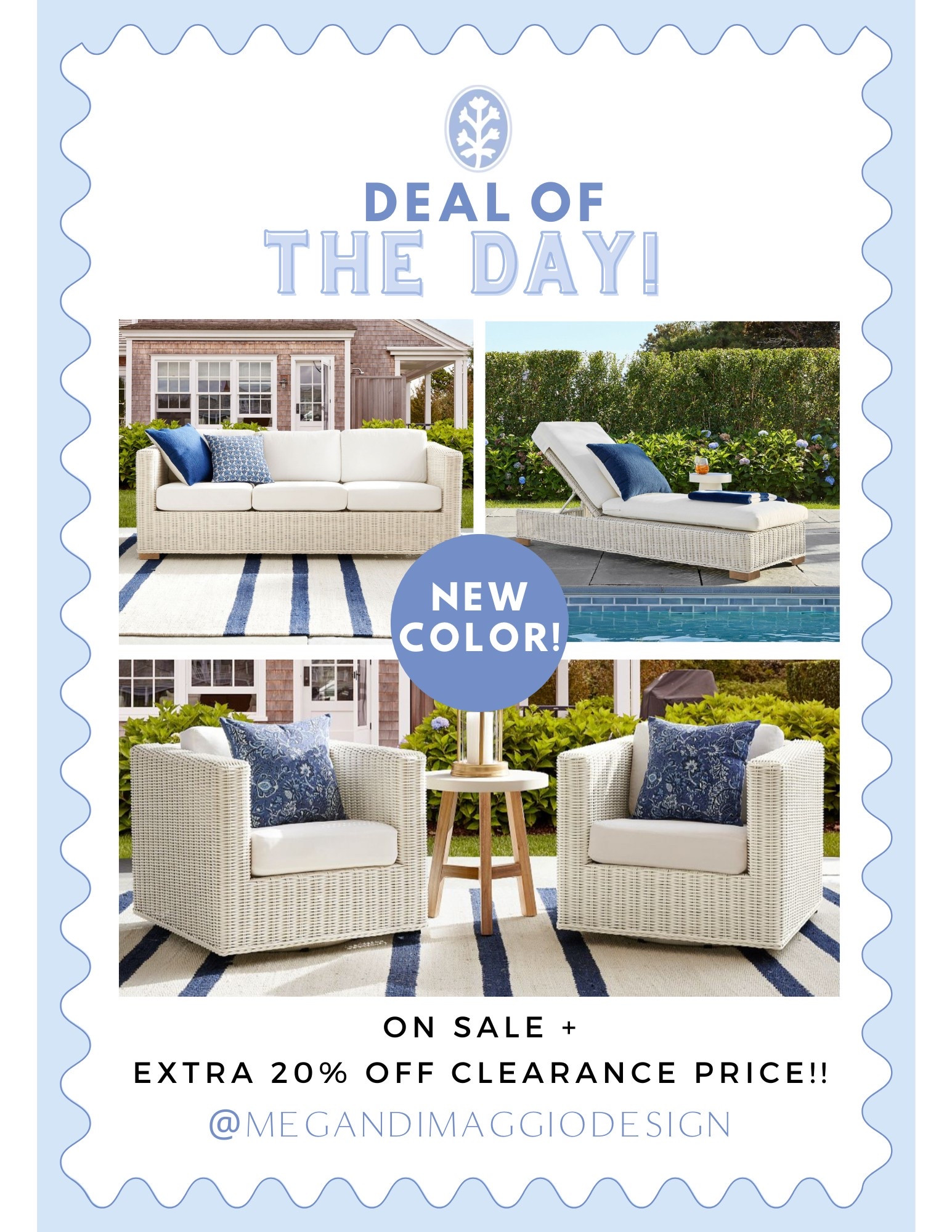 Wow!! This outdoor collection is a best seller and just came out with this beautiful new whitewash color!! ☀️🙌🏻 it’s currently on sale PLUS an extra 20% OFF bc it’s on clearance!! 🤯👏🏻👏🏻👏🏻

#LTKSaleAlert #LTKSeasonal #LTKHome