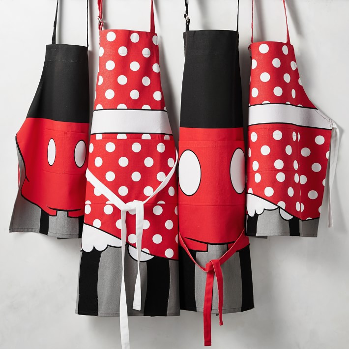 Disney Mickey & Minnie™ Adult & Kid Aprons | Williams-Sonoma