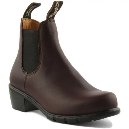 Blundstone 2060 Women s Leather Heeled Chelsea Boots In Wine Size 10.5 | Walmart (US)