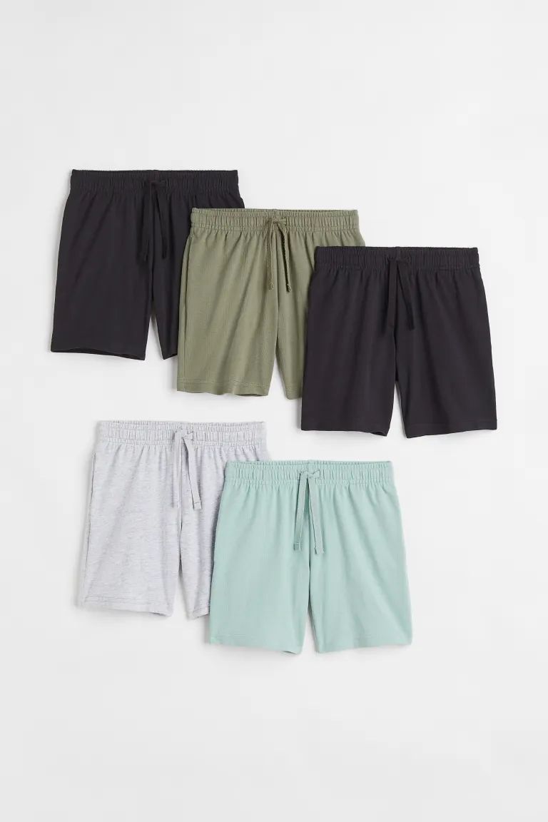 5-pack Cotton Jersey Shorts | H&M (US)