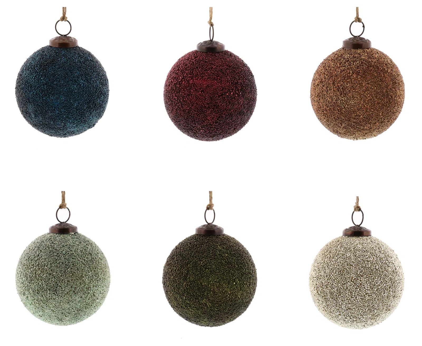 Glass Christmas Ball Ornament (Set of 6) | Wayfair North America