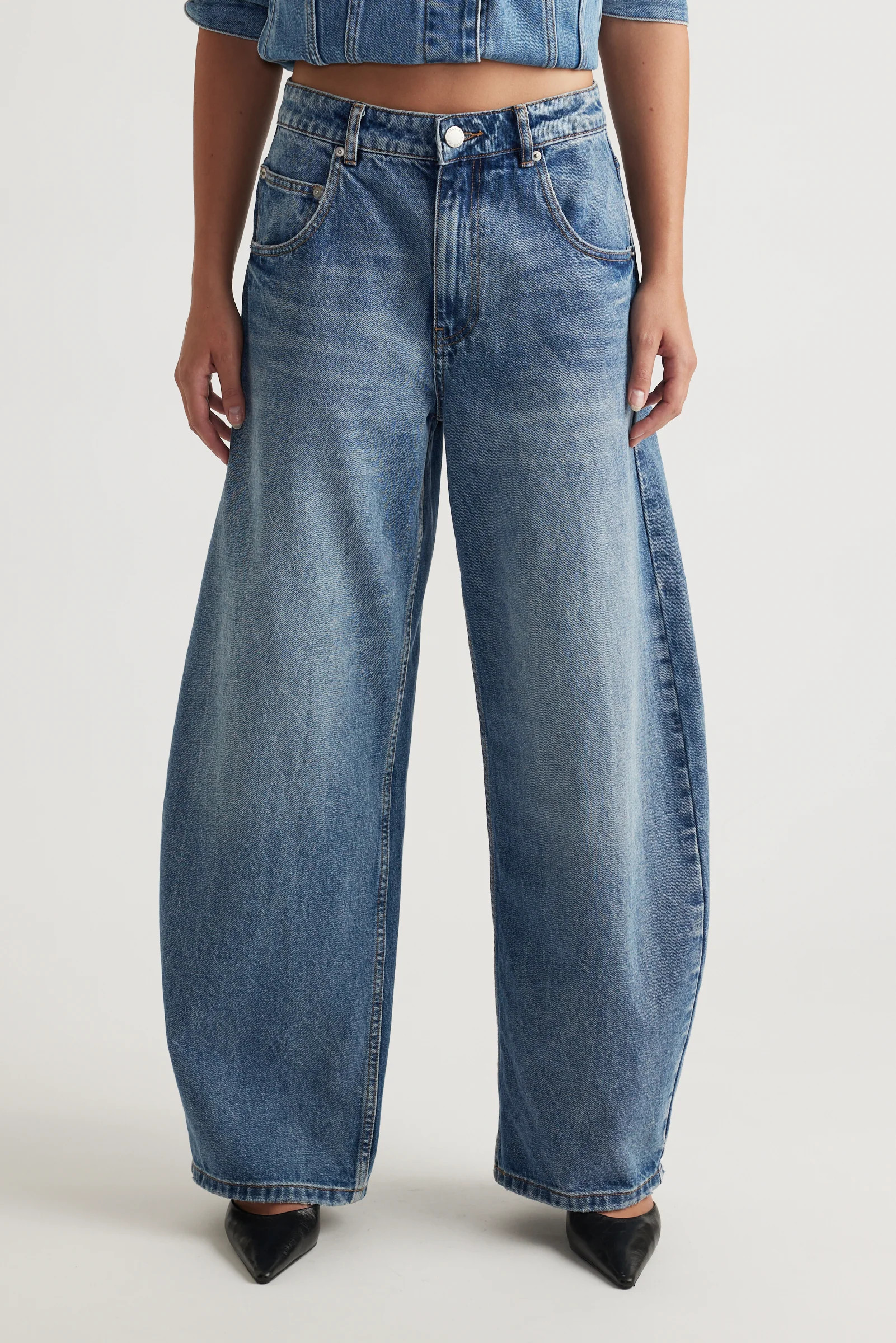 Daisy Horseshoe Jeans - BAY BLUE | DECJUBA