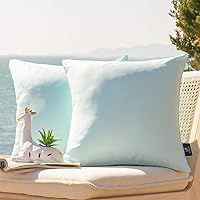 Phantoscope Pack of 2 Outdoor Waterproof Throw Pillow Covers Decorative Square Outdoor Pillows Cu... | Amazon (US)