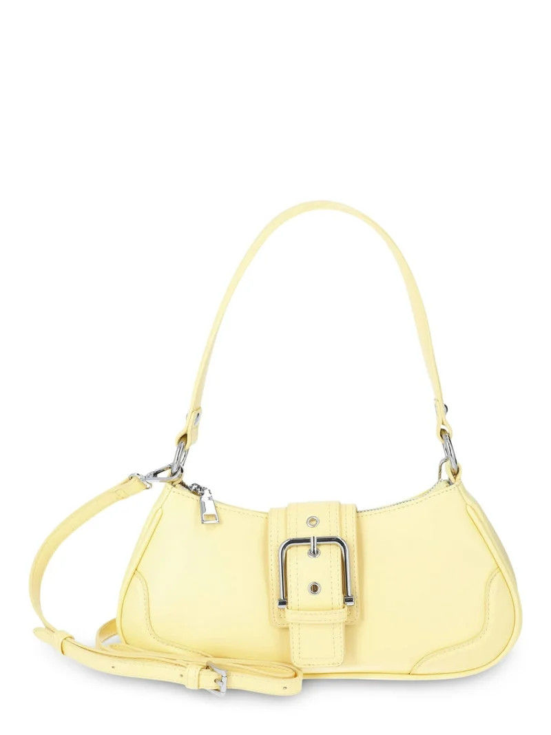 No Boundaries Fashion Shoulder Bag, Yellow Delight, Women's - Walmart.com | Walmart (US)