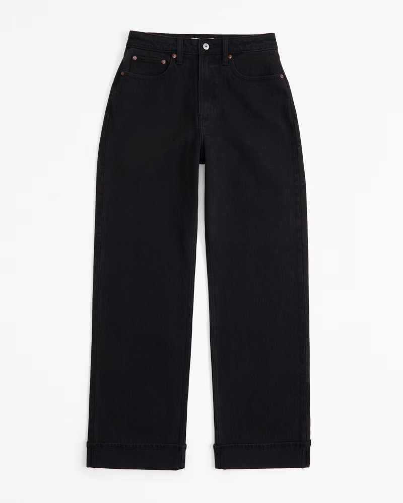 Women's Curve Love High Rise 90s Relaxed Jean | Women's Bottoms | Abercrombie.com | Abercrombie & Fitch (US)