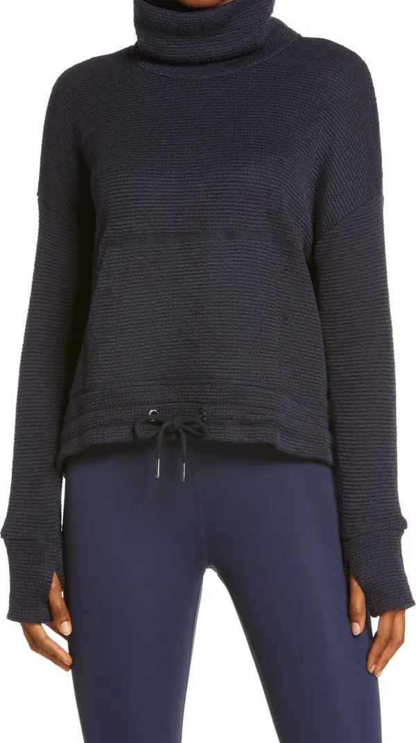 Sweaty Betty Bouclé Funnel Neck Sweatshirt | Nordstrom | Nordstrom