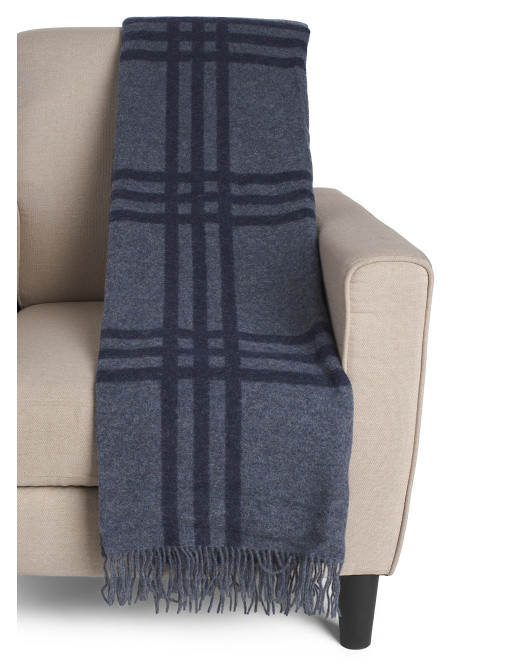 Made In Peru Alpaca Blend Boulder Luxury Throw | TJ Maxx