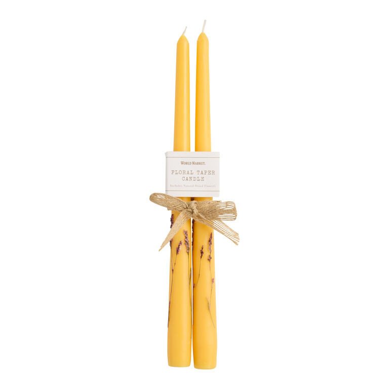Fall Botanical Taper Candle 2 Pack | World Market