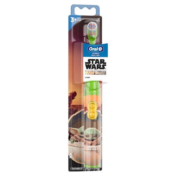 Oral-B Kid's Battery Toothbrush featuring Star Wars: The Mandalorian Soft Bristles | Target