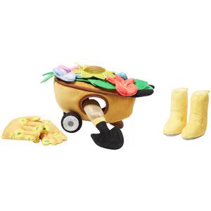 Frisco Spring Wheelbarrow Hide & Seek Puzzle Plush Squeaky Dog Toy, Small/Medium | Chewy.com