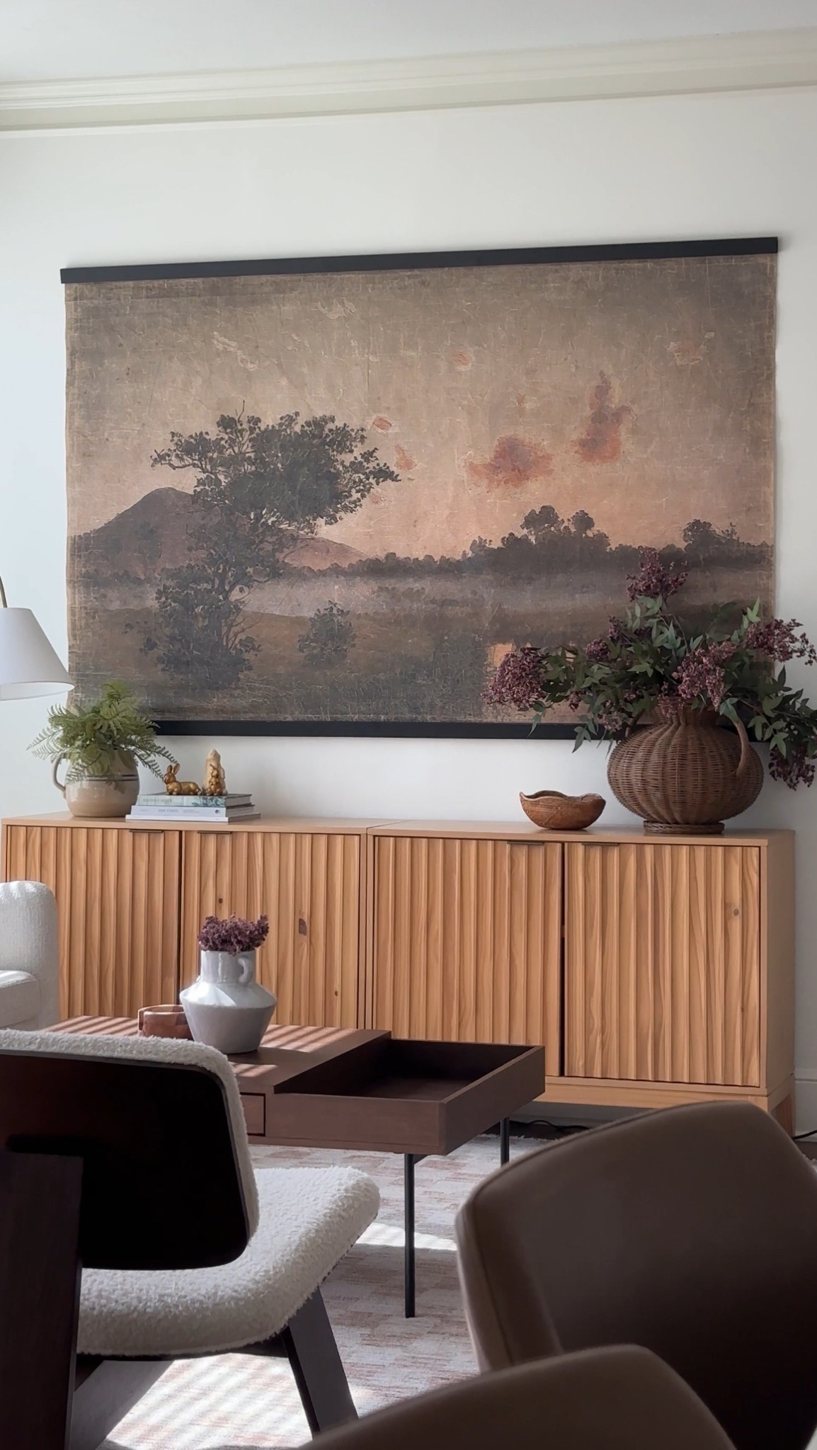 Neutral Styling with Warm Wood Tones.

Styling our living room with earthy tones, layered textures, and warm wood accents to create a calm, cozy space for everyday life.

This modern neutral setup features our textured credenza, affordable canvas wall art, and kid-friendly decor that still feels intentional.

Linked below:
• Fluted wood sideboard
• Faux floral stems & oversized vase
• Budget-friendly art sources

Perfect for a transitional, cozy living room with functionality for real family life.

Saved under: Cozy Corners 






#LTKStyleTip #LTKHome #LTKSaleAlert