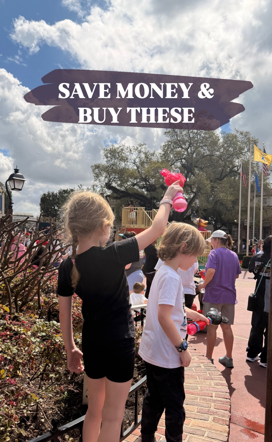 Disney parents — save your money on this one 💸🏰

Those bubble wands you see all over the Disney parks? They’re adorable… but they’re also more than double the price inside the parks.

Instead, grab them at Walmart before you go (or the Walmart right outside Disney World) and bring them with you. Your kids still get the magic, the bubbles, and the fun — without the park price tag.

This is one of my favorite Disney World hacks for families because the kids don’t know the difference… but your wallet definitely does 😅

Perfect for:
• Disney with kids
• Disney budget tips
• Disney packing list
• Disney park hacks

I linked the bubble wands we brought so you can grab them before your trip.

✨ Save this for your Disney planning list!

#disneyhack
#disneytips
#disneyworldtips
#disneywithkids
#disneybudget
#disneyplanning
#waltdisneyworld
#disneytravel
#familytravel
#momtravelhacks
#disneytrip
#disneyplanningtips


#LTKKids #LTKBaby #LTKTravel