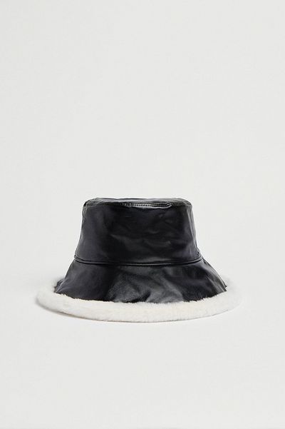 Faux Fur Trim Bucket Hat | Debenhams UK
