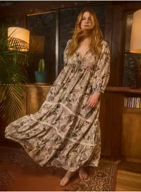 Festi Blouson Sleeve Maxi Dress | Torrid (US & Canada)