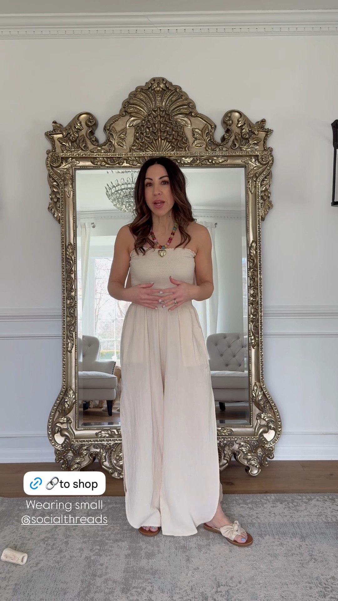 Small gauze jumpsuit

#LTKPetite #LTKOver40