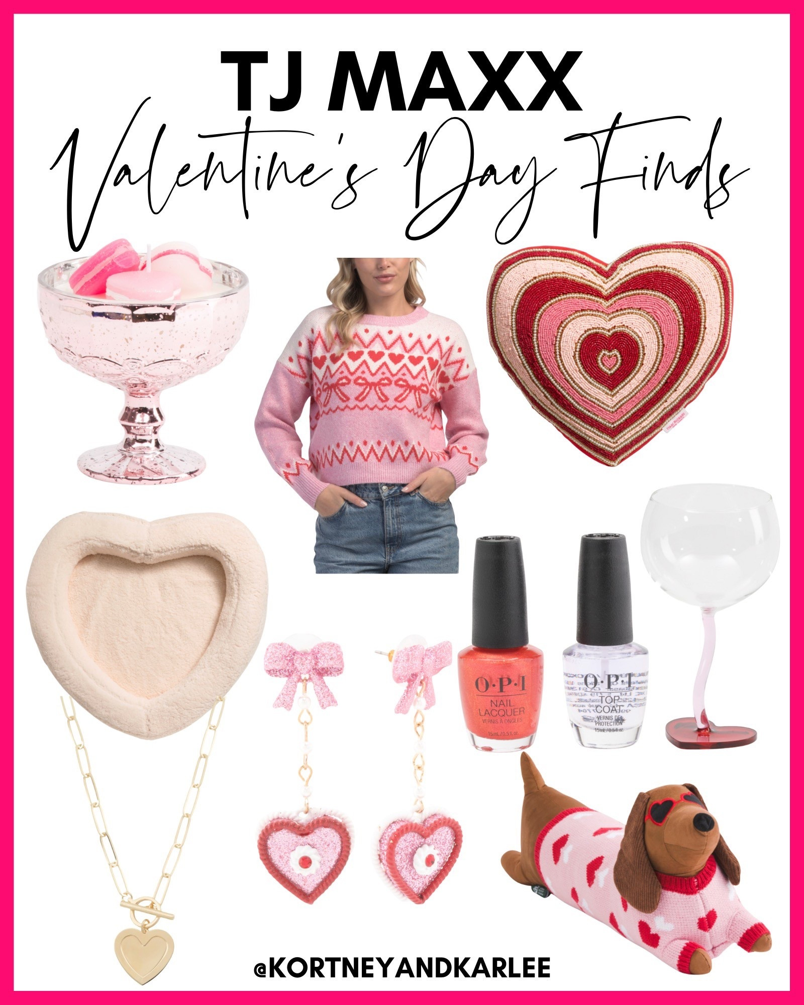 TJ Maxx Valentine’s Day Finds!

Kortney and Karlee | #kortneyandkarlee #LTKfindsunder50 #LTKfindsunder100 #LTKtravel 