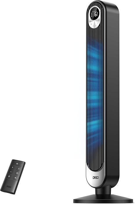 Dreo Tower Fan 42 Inch,Quiet Oscillating Bladeless Fan with Remote, 6 Speeds, 4 Modes, LED Displa... | Amazon (US)