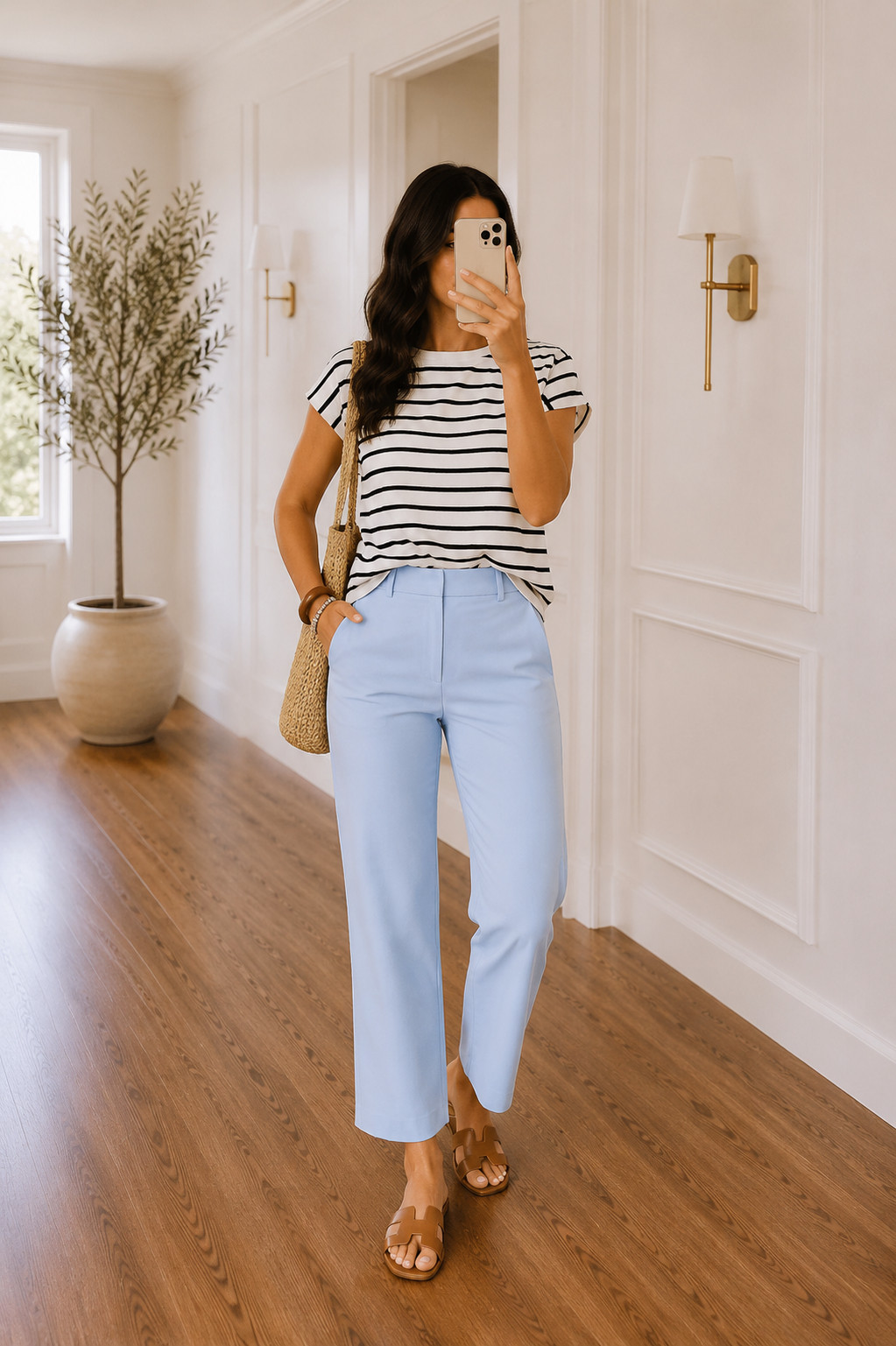 Back-to-school style made easy! 📚✨ LOFT is having an amazing sale, and this striped tee + powder blue trousers are the perfect teacher outfit. Comfortable enough for a full day in the classroom, polished enough for meetings, and cute enough for after-school plans. These are the kind of timeless pieces you'll wear on repeat all season long! 🤍💙 Everything is linked in my LTK.

#LTKStyle #LoftFashion #TeacherStyle #TeacherOutfit #BackToSchool #BusinessCasual #Workwear #ClassroomStyle #OutfitsOver40 #CapsuleWardrobe #EverydayStyle 

 #LTKOver40 #LTKSaleAlert