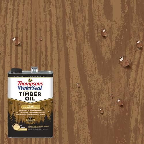 Thompson's WaterSeal Penetrating Timber Oil Pre-Tinted Teak Semi-Transparent Exterior Stain and S... | Lowe's