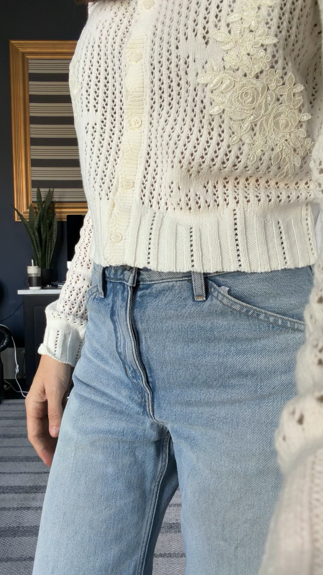 Wearing XS in all tops 
23 in jeans 

#LTKOver40 #LTKmomlife #LTKgrwm