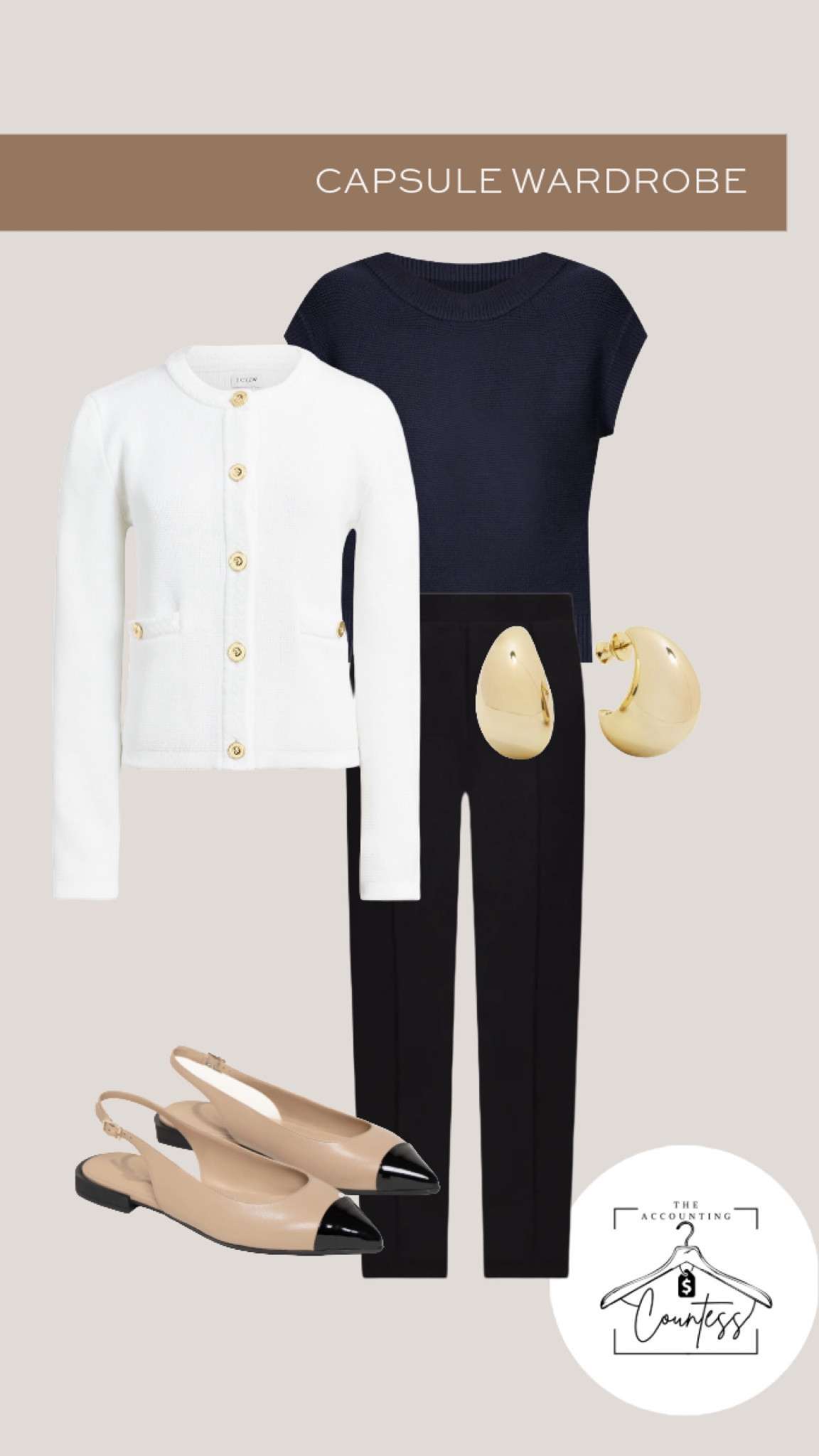 Summer capsule wardrobe outfit 

#LTKShoeCrush #LTKWorkwear #LTKSeasonal