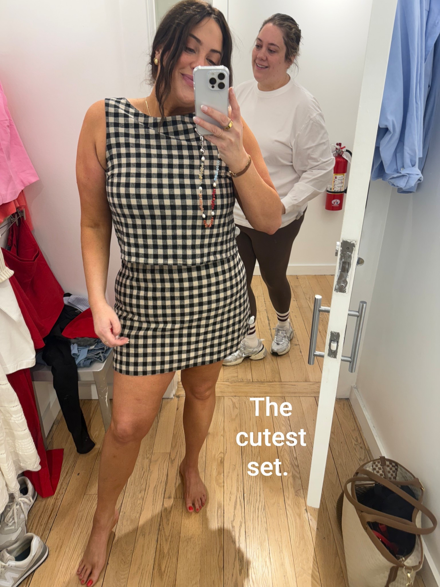 Such a cute matching set but also cute pieces on their own. The top with black pants or a black maxi skirt. The mini is so cute with a cardigan, a plain tee, or a loose button up. This style is newer to gap and restock is coming soon if you can’t find your size. Linking other pieces in same print. 

I am in a large top (sized down) and an XL on bottom, but it is a little big in the waist. I’ll tailor the waist. 

#LTKMidsize #LTKSaleAlert #LTKFindsUnder50