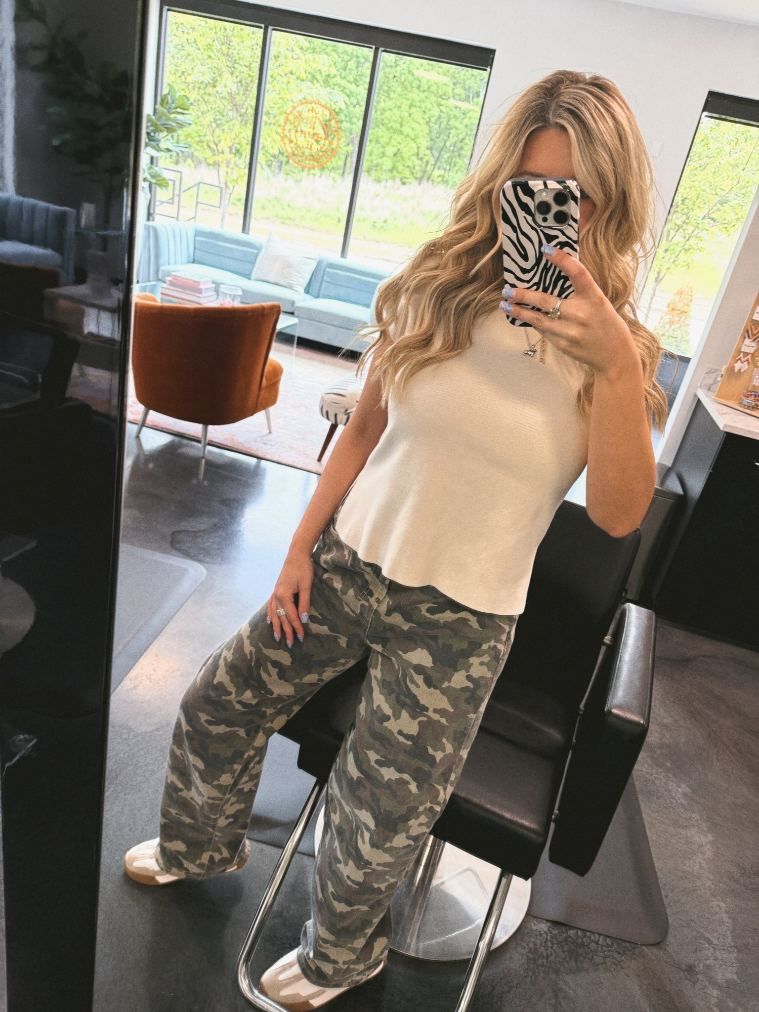 I would wear these camo pants everyday if I could. 
Top Size: Small in set
Camo pants: 27 (fits loose) 

The savvy stylist, camo pants, Amazon finds, VICI Finds, blonde hair 

#LTKWorkwear #LTKFindsUnder50 #LTKFindsUnder100