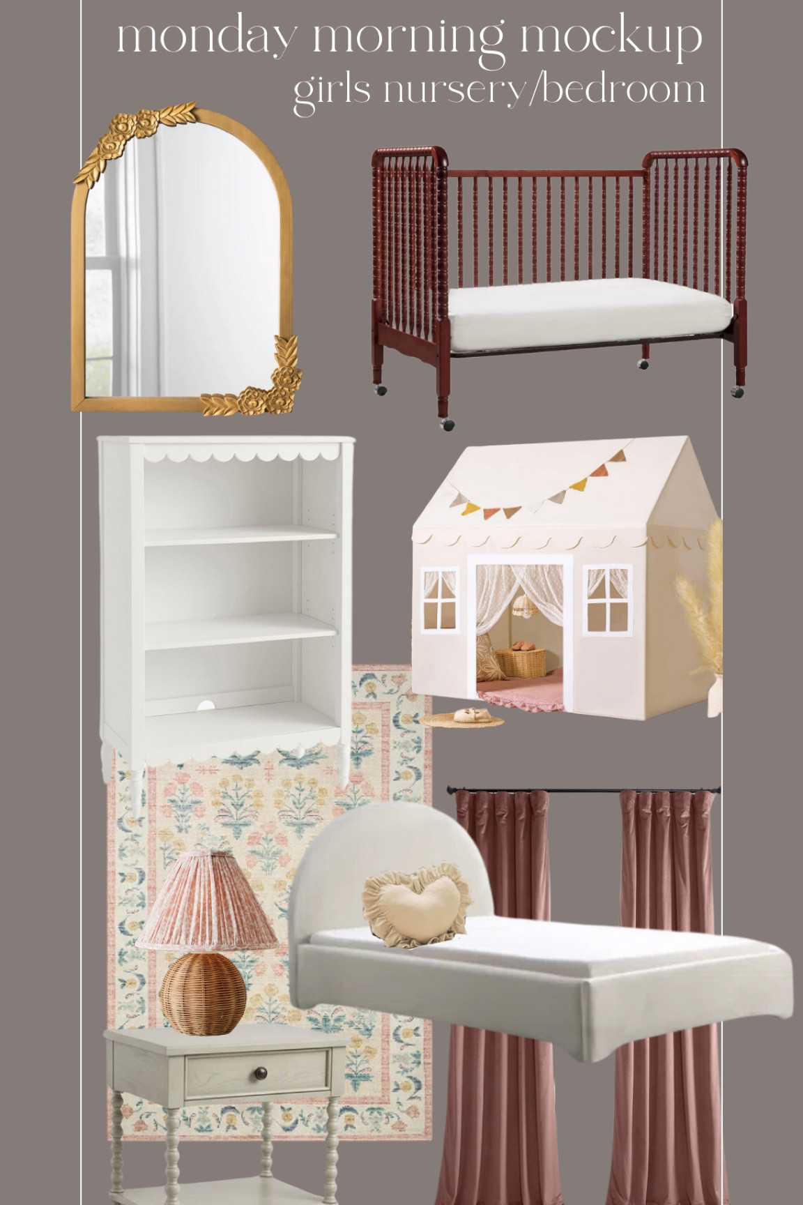 Girls nursery girl bedroom 

#LTKfindsunder50 #LTKhome #LTKkids