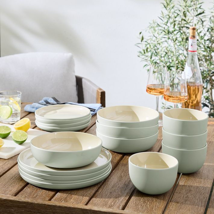 Kaloh Melamine Outdoor Dinnerware Collection | West Elm (US)