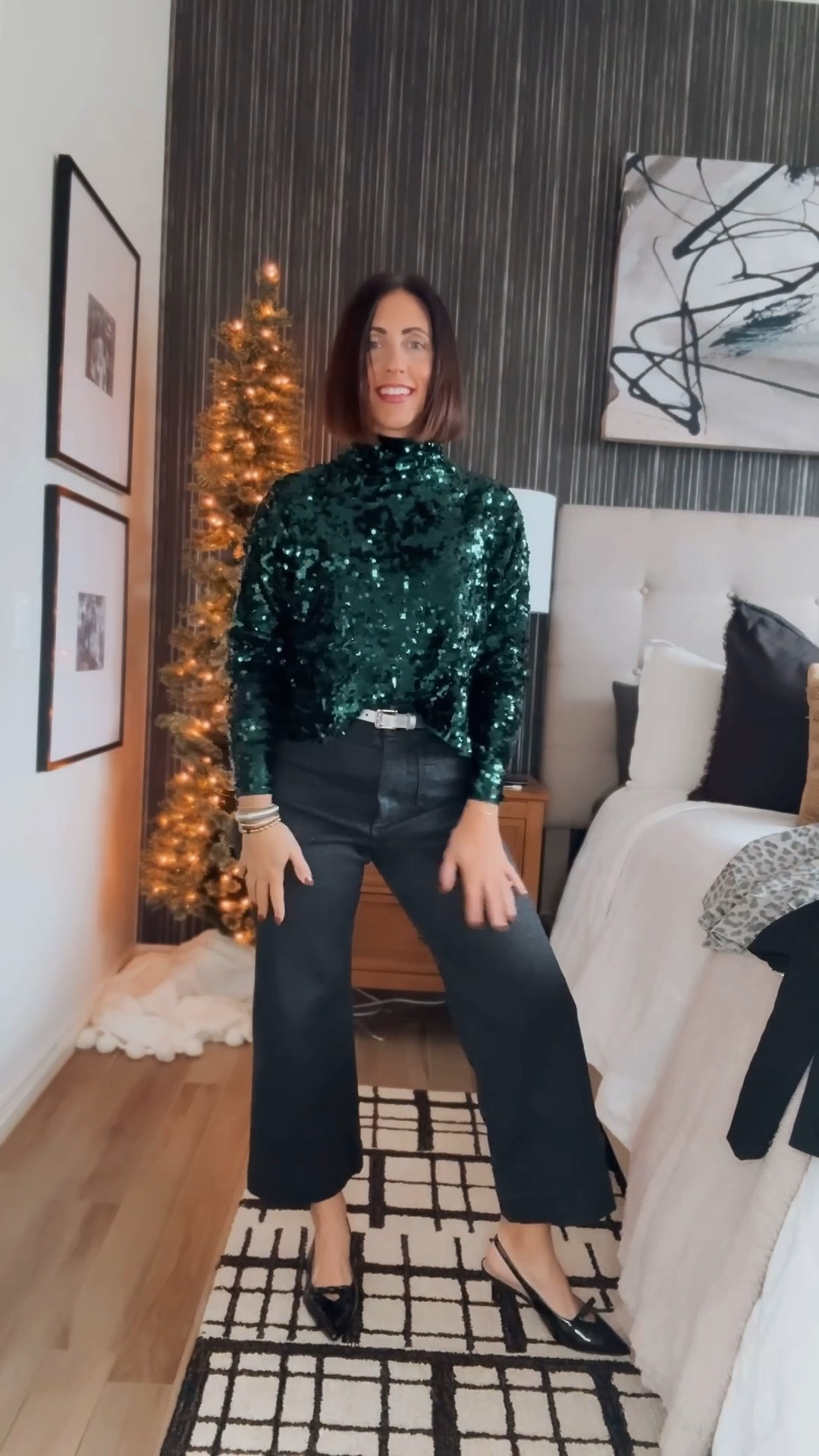 My Christmas Eve outfit! 💫🎄

Prettiest cashmere sequin sweater! It was in my Nuuly box along with these sparkle cropped jeans ! 

Sequin top — size small 
Maeve pants — size 27 
(both run TTS)

Nuuly, Nuuly box, festive clothes, New Year’s Eve outfit idea, holiday style, holiday outfit inspo, New Year’s Eve outfit Inspo

#LTKHoliday #LTKOver40 #LTKSaleAlert