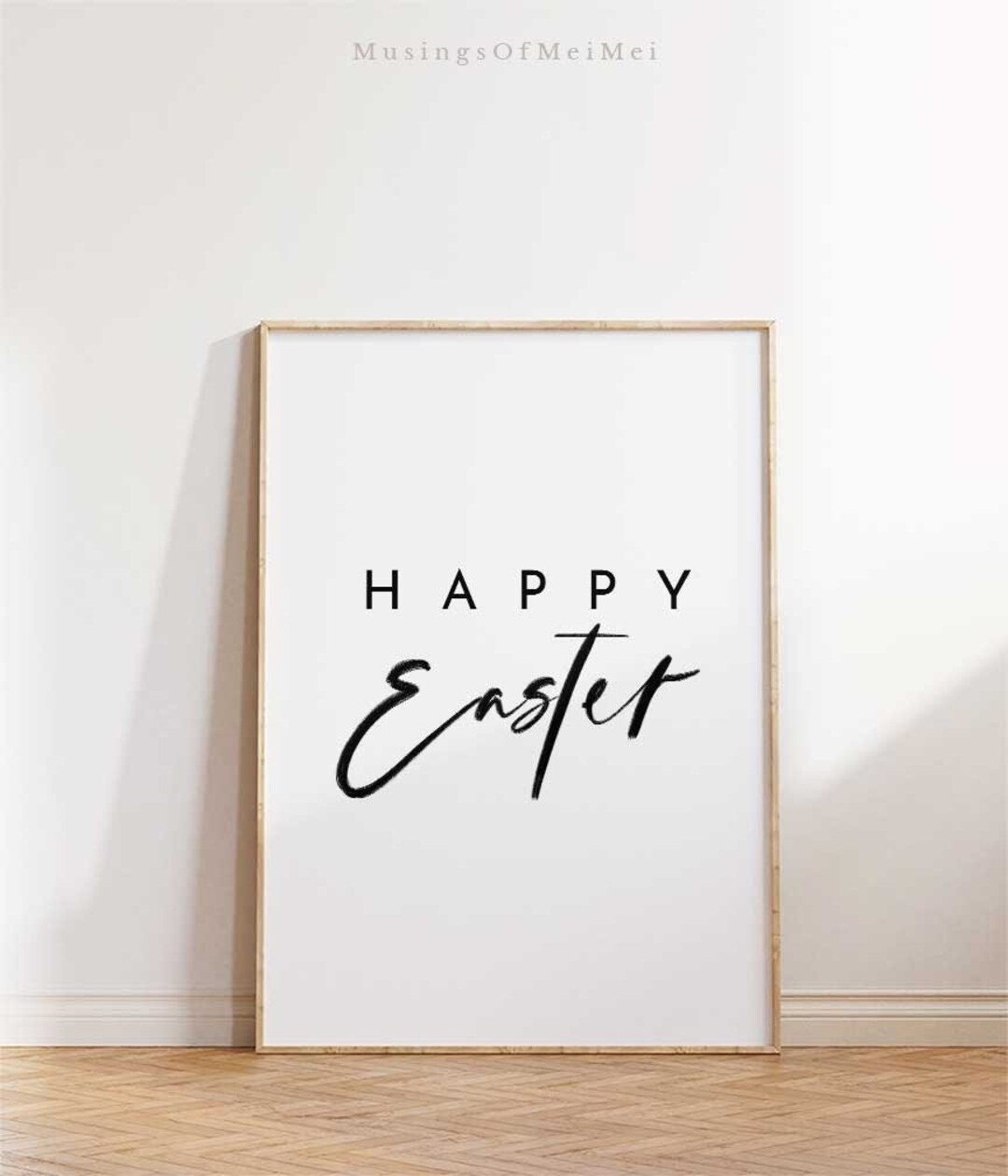 Happy Easter Sign, Printable Wall Art, Minimalist Easter Wall Decor, Easter Printables, Happy Eas... | Etsy (CAD)