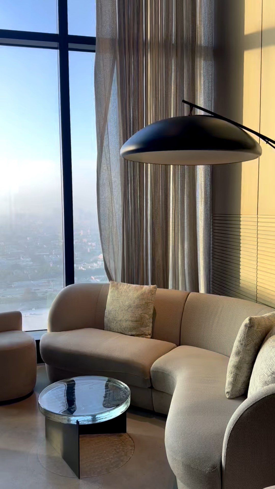 Good morning vibes ☀️ — soft light, cozy corners, and curves that invite you to relax.
#curvedsofa #sheerdrapes #floorlamp #interiordesign #morningmood #cozycorners #homedecor

#LTKdayinmylife #LTKHome #LTKSaleAlert