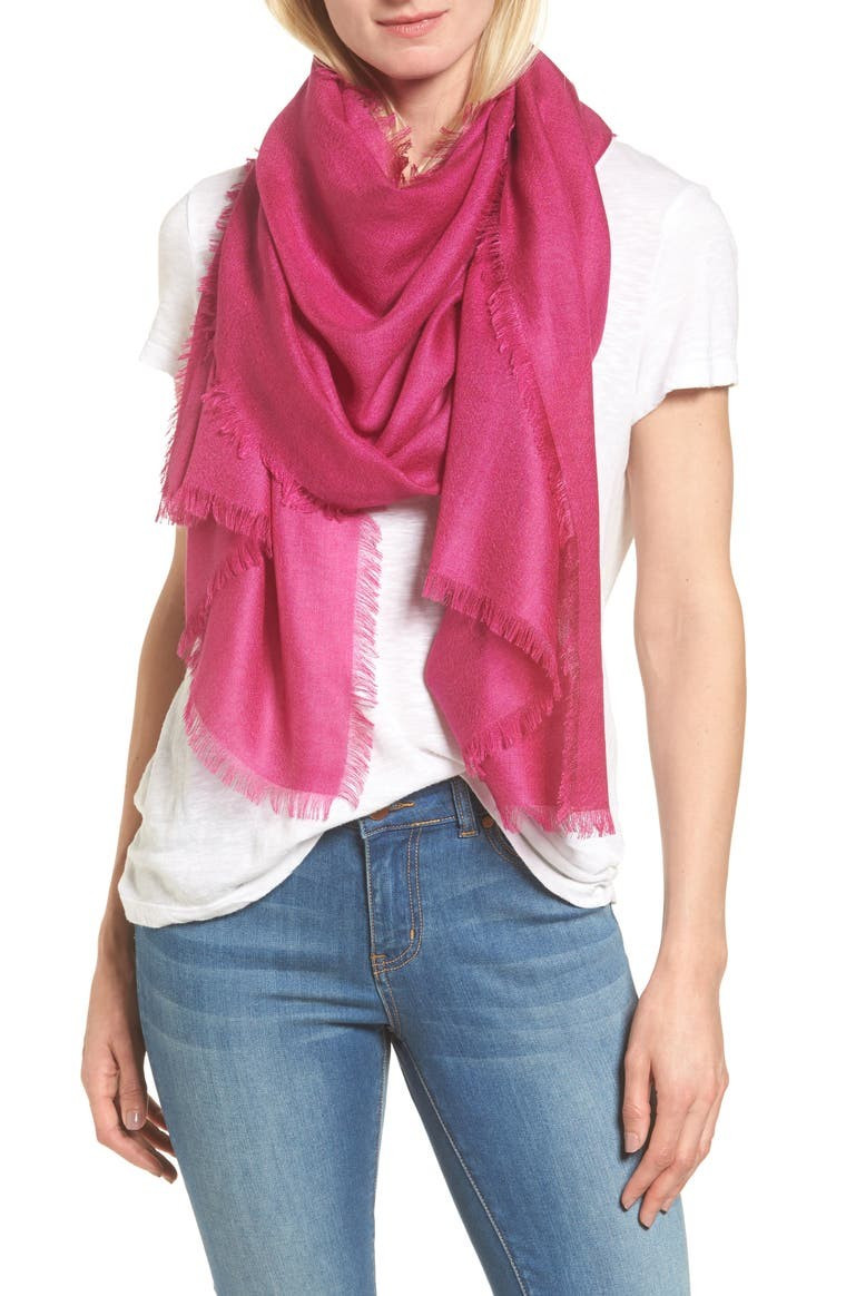 Cashmere & Silk Wrap | Nordstrom