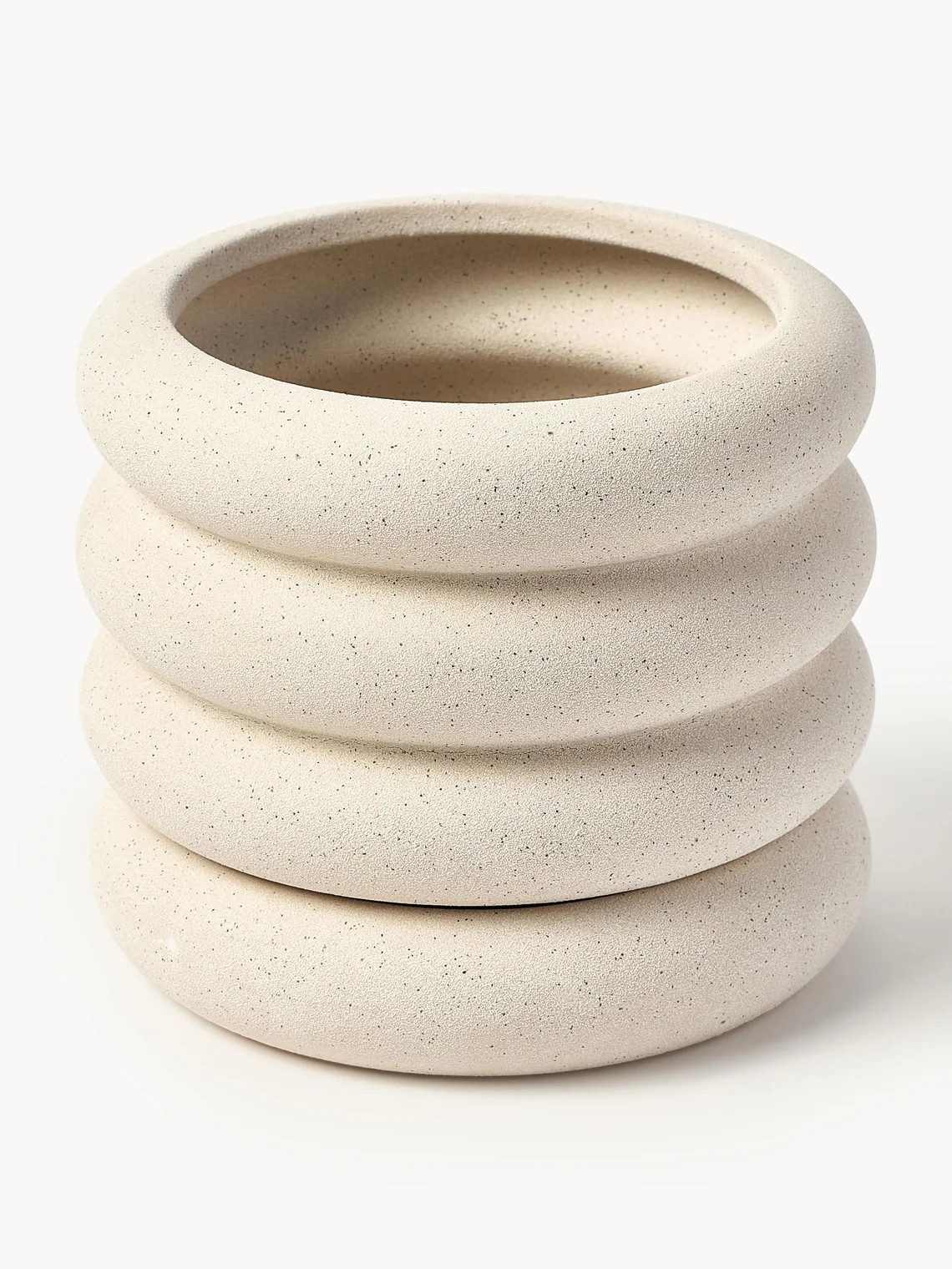 Cache-pot en grès Rudi, haut. 16 cm | Westwing EU