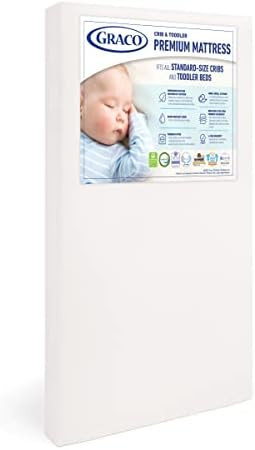 Graco Premium Foam Crib & Toddler Mattress – GREENGUARD Gold and CertiPUR-US Certified, 100% Ma... | Amazon (US)