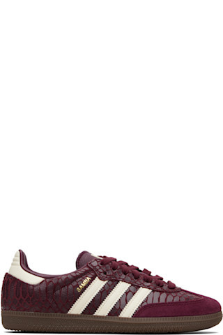 Burgundy Samba OG Sneakers | SSENSE