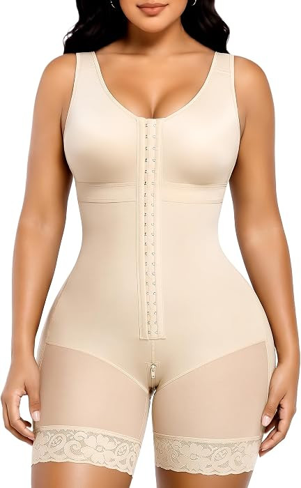 SHAPERX Women's Fajas Colombianas Tummy Control Shapewear Postpartum Full Body Shaper Butt Lifter... | Amazon (US)
