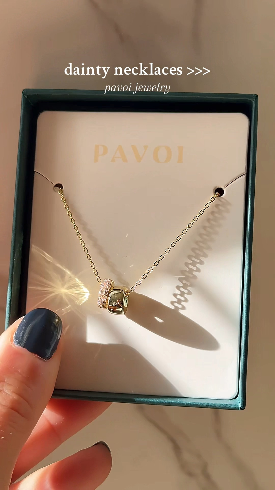 dainty, beautiful, affordable jewelry AND doesn't tarnish?! you just can’t get better than that! I love a dainty necklace, and this one from @PAVOI is so beautiful 💎✨

#pavoi #pavoijewelry #nontarnishjewelry  #affordablejewelry #tiktokshopblackfriday 

#LTKCyberWeek #LTKHoliday #LTKGiftGuide