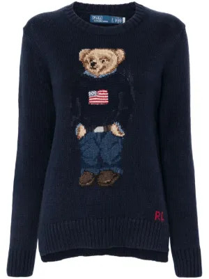Polo Ralph Lauren Suéter Polo Bear | Azul | FARFETCH BR | Farfetch (BR)