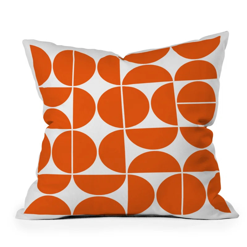 Mid Century Modern Outdoor Square Pillow Cover & Insert | Wayfair North America