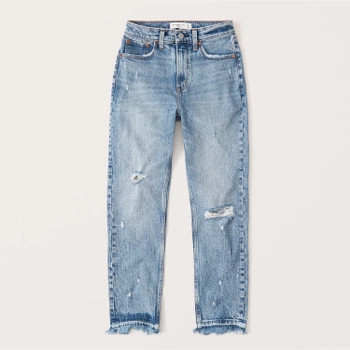 High Rise Mom Jeans | Abercrombie & Fitch (US)