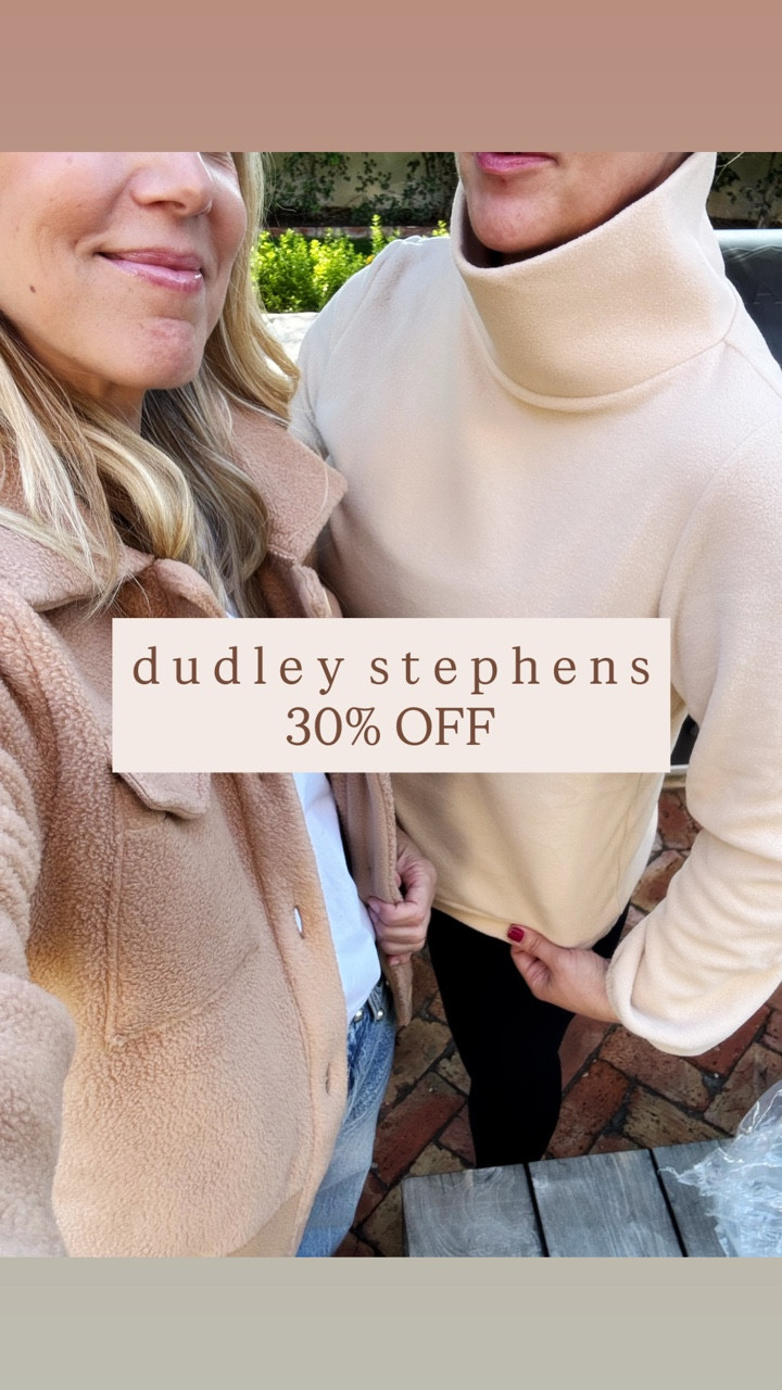 Our favorite wardrobe staples from Dudley Stephens are 30% off for Black Friday!

Don’t wait, sizes always sell out!

Gretchen wearing small in jacket and Allison wearing a medium. 

#LTKCyberWeek #LTKOver40 #LTKGiftGuide