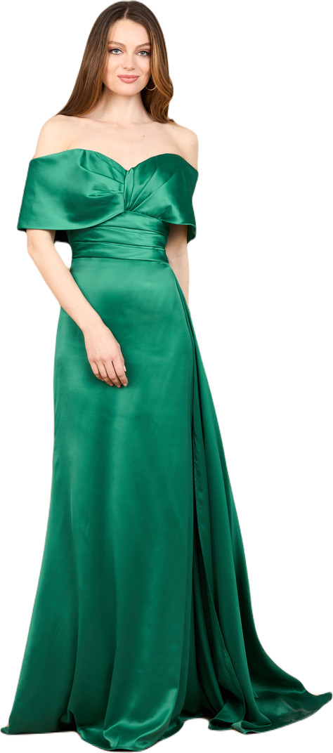 LARA New York Off Shoulder Satin Dress | Nordstrom | Nordstrom