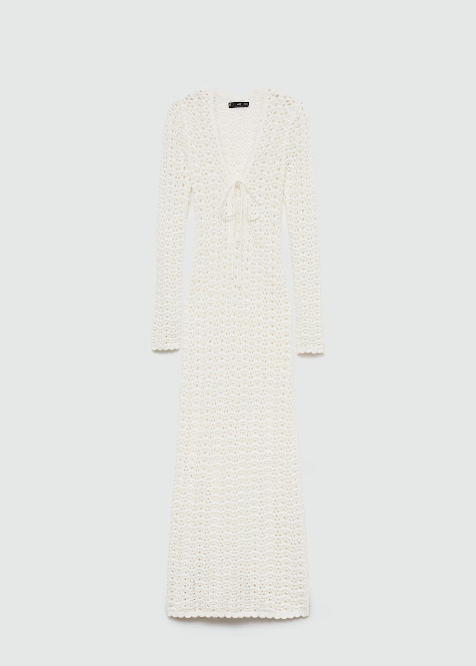 Crochet bow dress -  Women | Mango USA | MANGO (US)